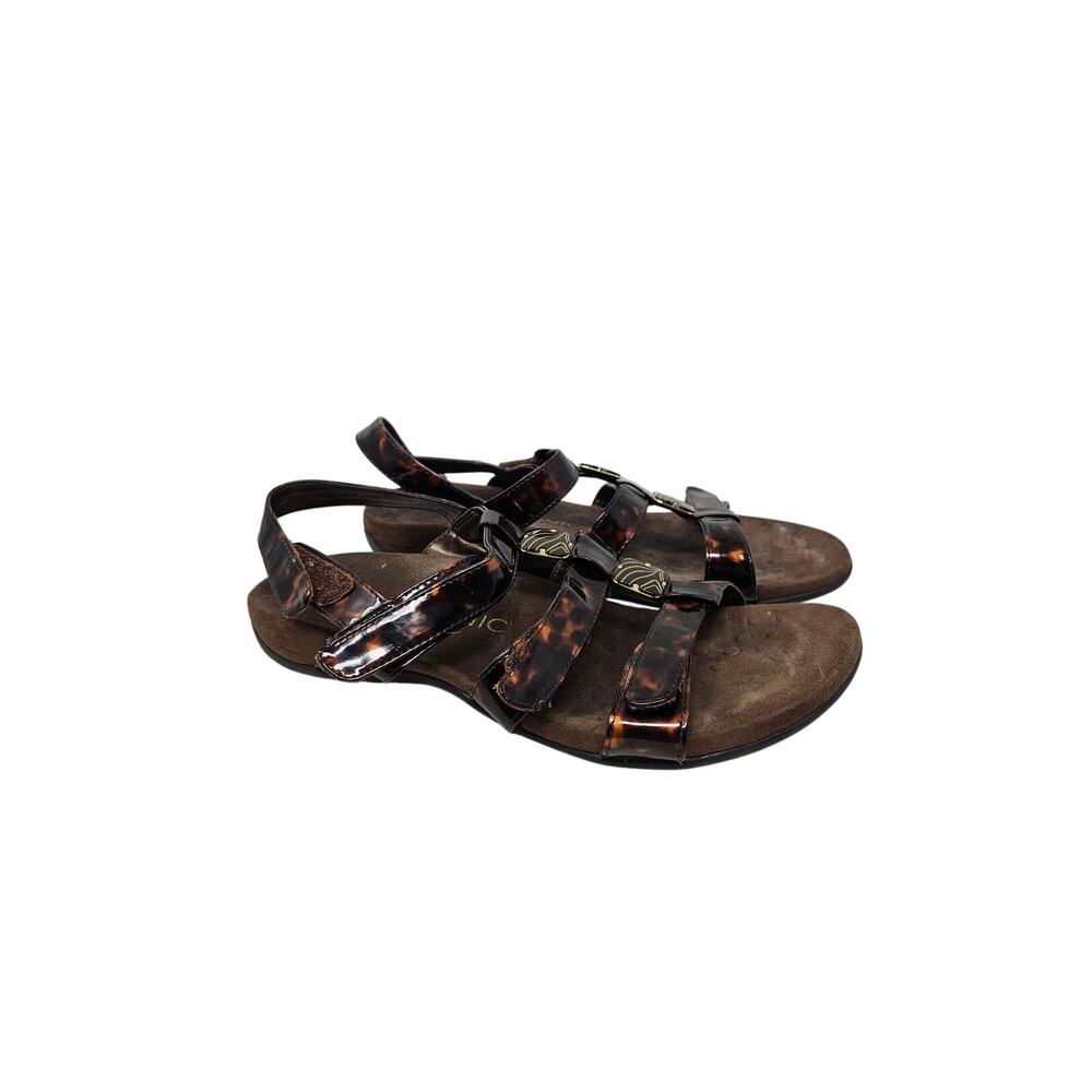 Vionic 10 Amber Flat Gladiator Comfort Sandal Tor… - image 2